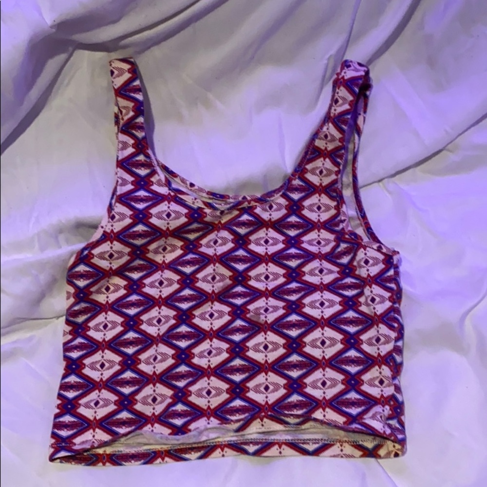 Patterned crop top